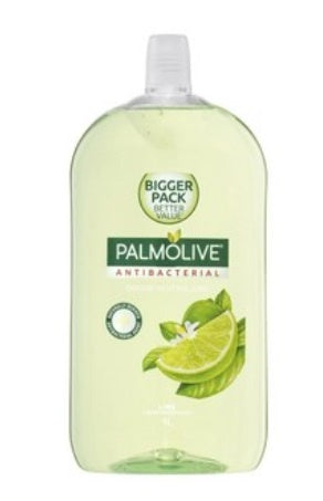 Palmolive Antibacterial Hand Soap Refill Lime 1L