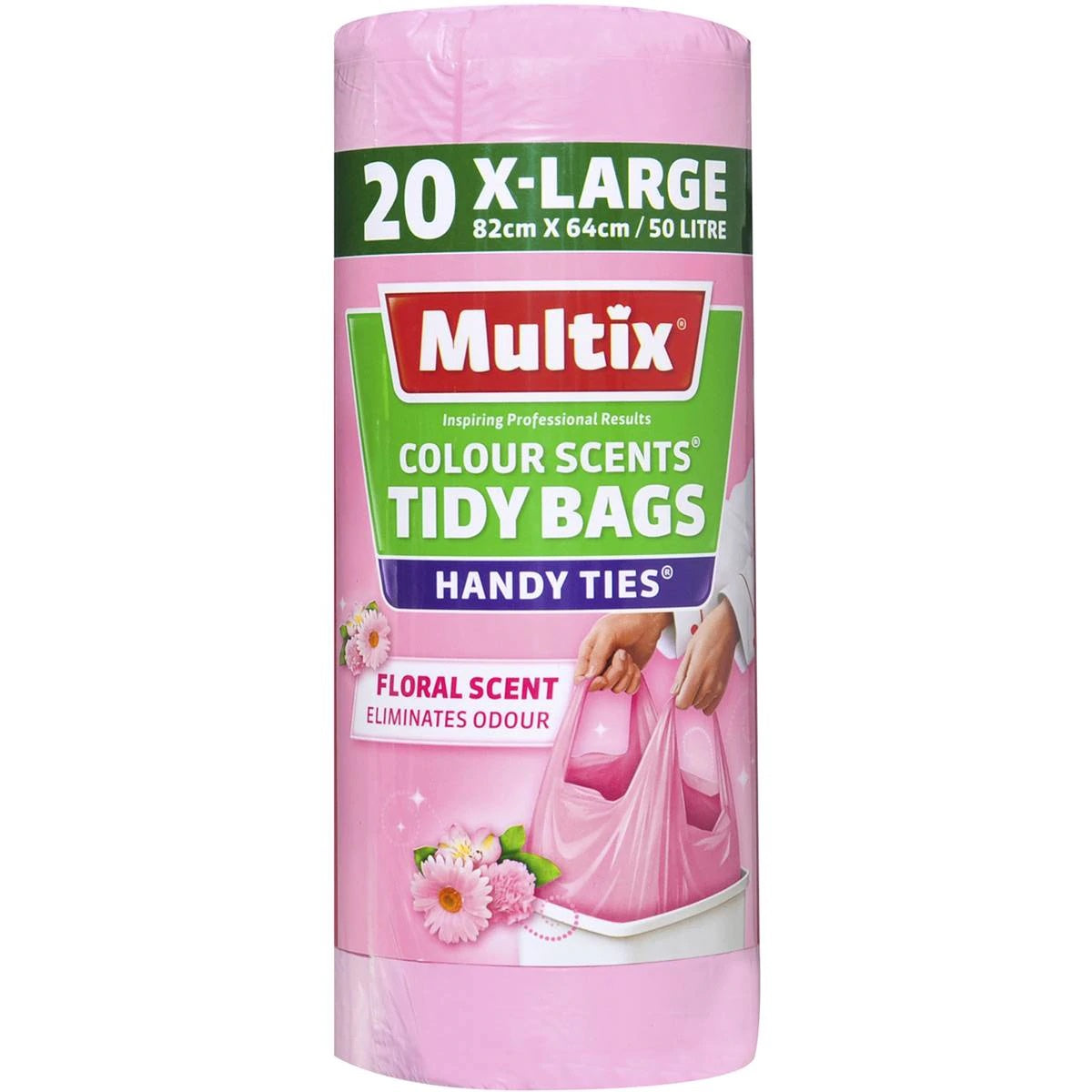 Multix Tidy Bag Roll Floral Scent X-Large 20pk