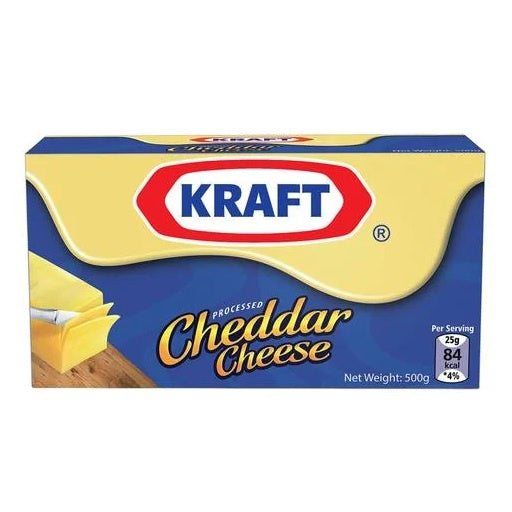 Kraft Cheddar Cheese Block 500g