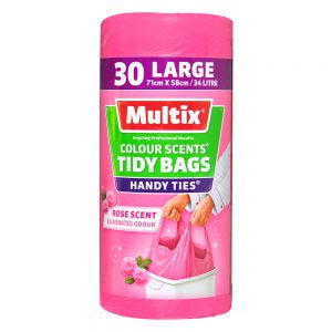 Multix Colour Scents Tidy Bags Rose Large 30pk