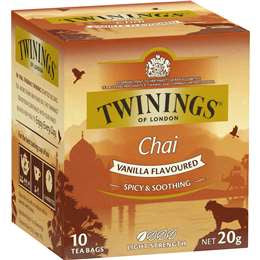 Twinings Vanilla Chai Tea 10pk