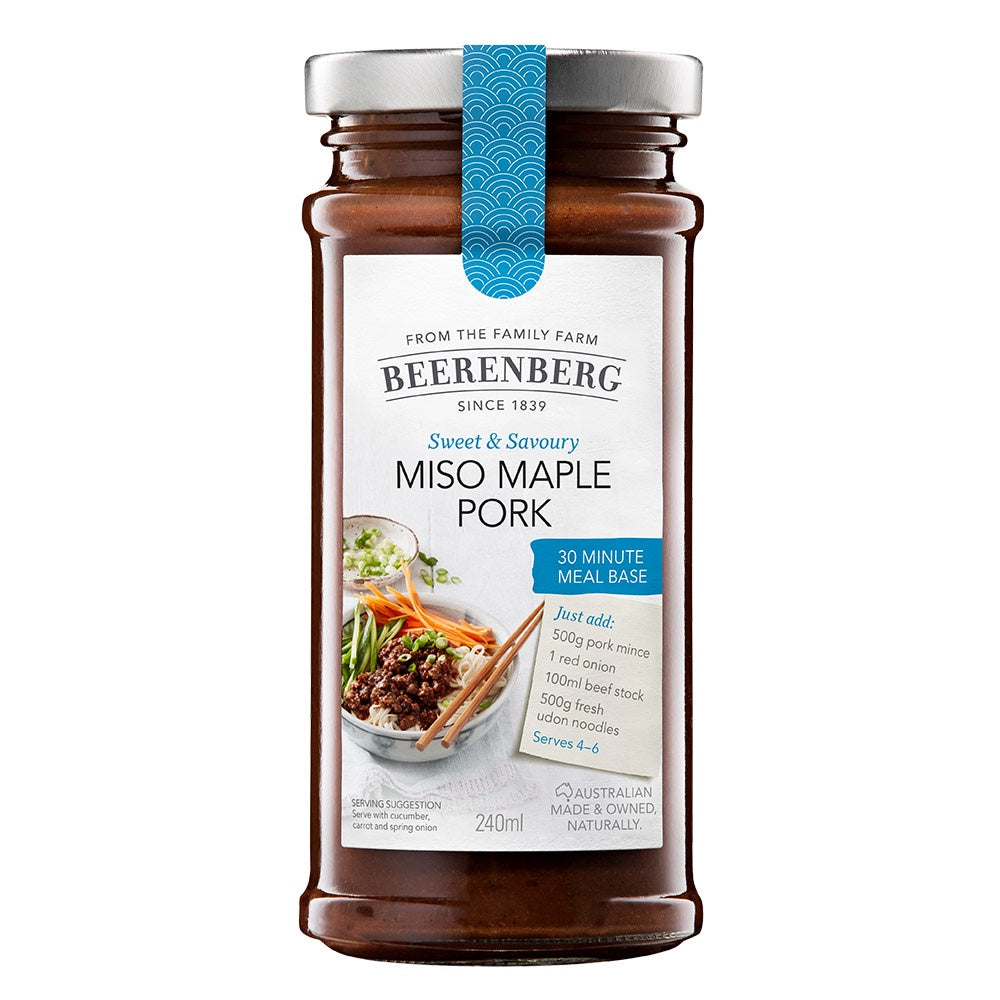 Beerenberg Miso Maple Pork Meal Base 240ml