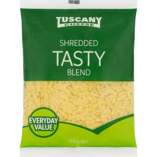 Tuscany Shredded Cheese Tasty 500g