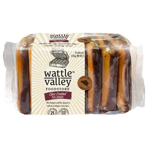 Wattle Valley Choc Coated Mini Waffles 8pk